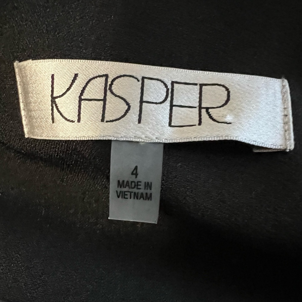 Kasper Brown and White Checkered Blazer NWT Women’s Size 4 - Picture 7 of 11